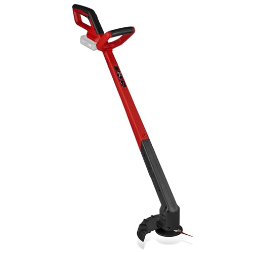 Einhell Cordless Lawn Trimmer GC-CT 18/2411 Li P-Solo Power X-Change (18 V, 24 cm Cutting Width, Adjustable Motor Head, Additional Handle, incl. 20 Plastic Knives, Without Battery)