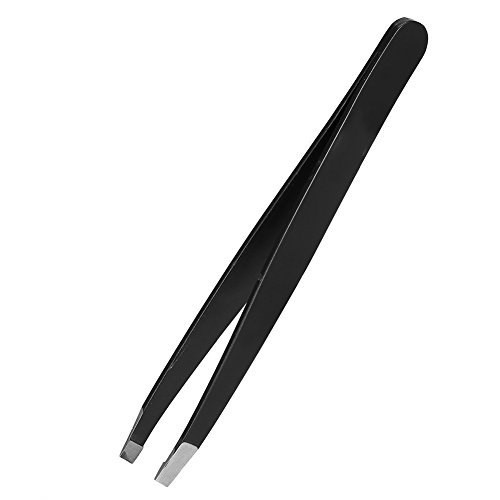 Clipes de sobrancelha práticos, pinças de sobrancelha pretas e rosa fáceis de prender, para ferramen