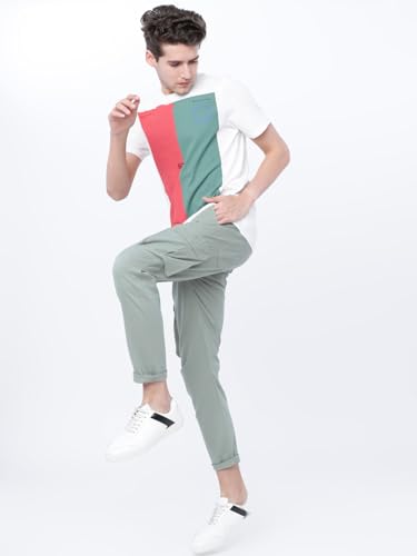 Image of Highlander Men's Tapered Fit Cargo Trousers| Stylish & Comfortable for Casual, Travel & Active Wear | Trouser for Men | Men Trousersn
