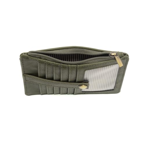 Image of Joy Susan Women's Fashion New Penny Mini Travel Wallet - Dark Basil