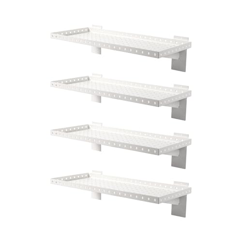 Slatwall Shelves 24x10 Inch, White