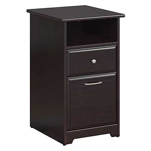 Bush Furniture Cabot 2 Drawer File Cabinet in Espresso Oak, 18W (WC31852-03)