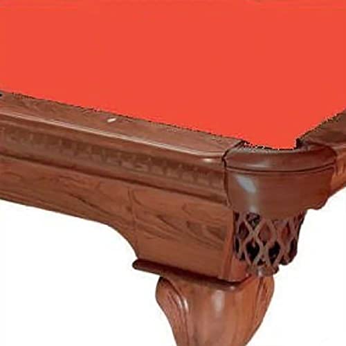 8' Orange ProLine Classic 303 Teflon Billiard Pool Table Cloth Felt