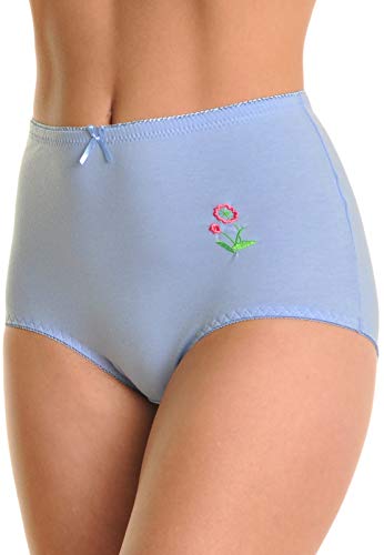 Image of ToBeInStyle Women's Pack of 6 High-Waisted Girdle Brief Tummy Support Everyday Panties