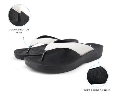 Image of AEROTHOTIC Comfortable Arch Support Flip Flops for Women Orthotic Sandals
