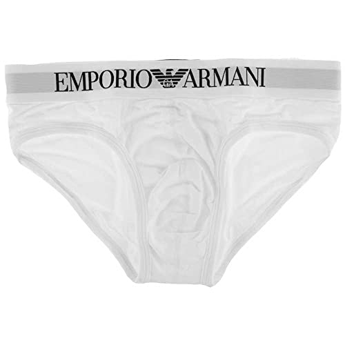 Emporio Armani CC729-111285 - Slip - Uni - Homme - Blanc (Bianco) - Medium (Taille Fabricant: M)