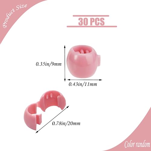 30 Pcs Mini Capelli Artiglio, Plastica Mini