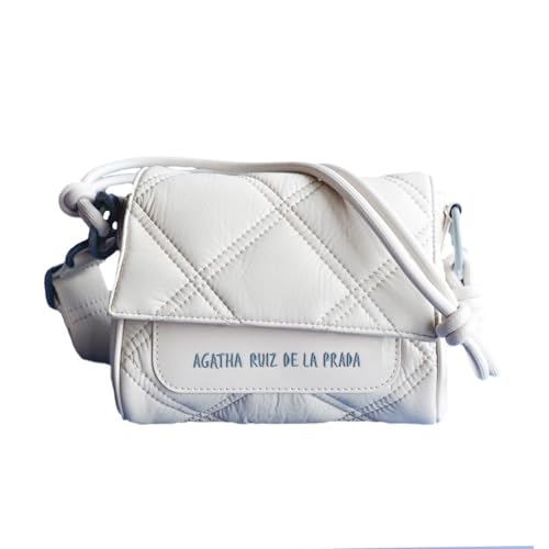 Agatha Ruiz de la Prada Bolso Mini Bandolera acolchado gris