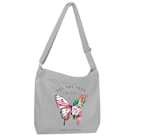 Image of Lify Women's Retro Large Size Canvas Shoulder Bag Hobo Crossbody Handbag Casual Tote - 1 Piece