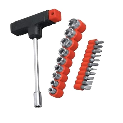 Image of 21 PCS Multipurpose Screwdriver Socket Set Tool Kit - Magnetic Wrench for Home, Office, Car, and Bike - All-in-One Repair & Maintenance Tool Kit