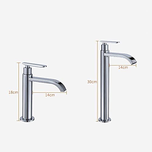 Robinet d'eau froide 30cm laiton pour résoudre vos problèmes de vasque - 7