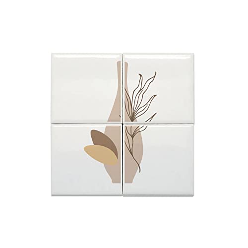 Vase Line Art Moderne en céramique exotique pour décorer un salon minimaliste