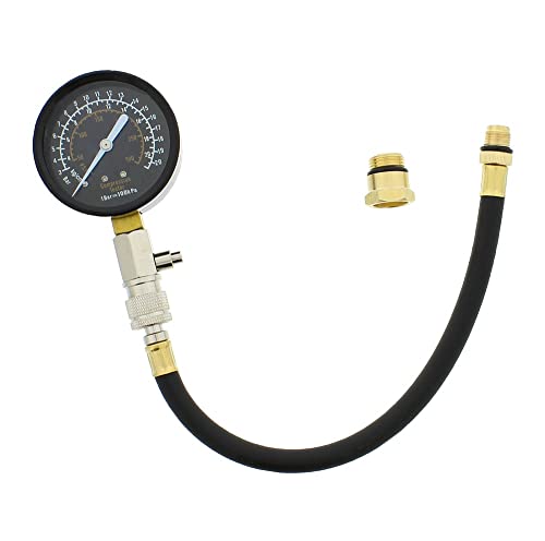 Compression Tester and Adapter - 14 and 18mm Automotive Compression Gauge