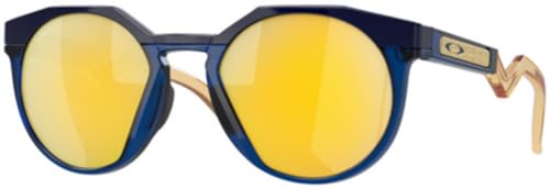 Oakley OO9242 Sunglasses Bundle: OO 9242 HSTN 924211 Navy/Trans Blue/Prizm 24k Polarized Policarbonate Polarized and Large Blue leash Accessory kit