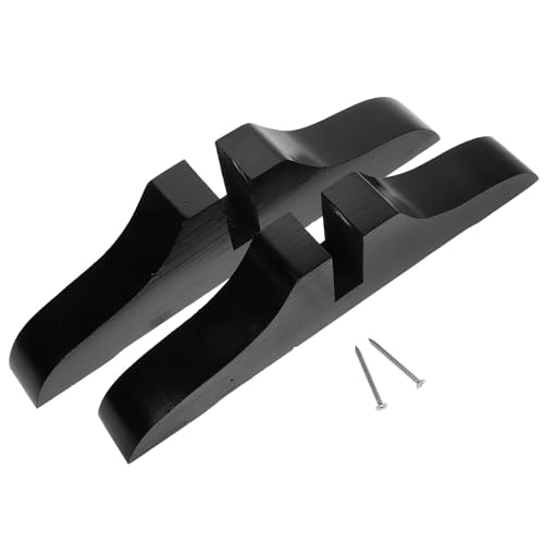Milisten Base de Séparation Domestique 2 Supports en Bois, Pieds Résistants à l'usure pour Paravent Pliable, Adapté pour Cloison Amovible Salon et Chambre