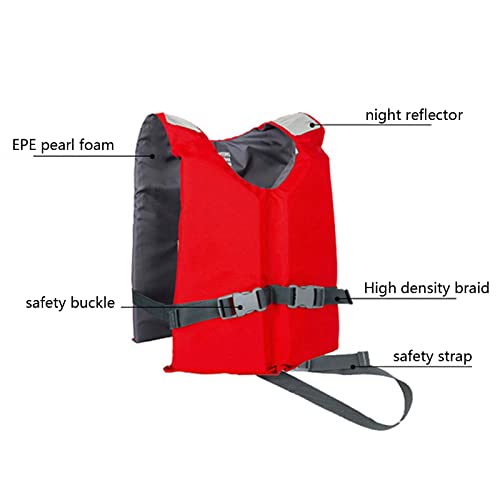 Volwassenen Waterdicht Sport Reddingsvest Vest, Float Zwemmen Drijfhulpmiddel Surfen Vest Safty Outdoor Vissen Reddingsvesten met Verstelbare Gesp Duiken Water Sport - Image 7