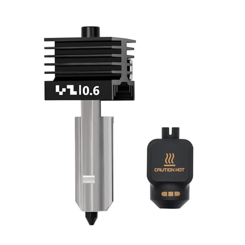 0.6MM Hotend for Bambu Lab X2D/P2S, Upgraded Hardened Steel Nozzle Print Head Hot End Assembly Kit for X2D/P2S/H2D/H2C/H