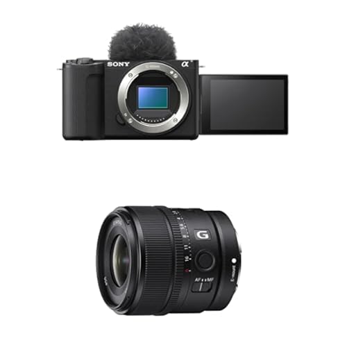 Image of Sony Alpha ZVE10 II - APS-C Interchangeable Lens Mirrorless Content Creators' Camera + Sony E 15mm F1.4 G APS-C Large-Aperture Wide-Angle G Lens