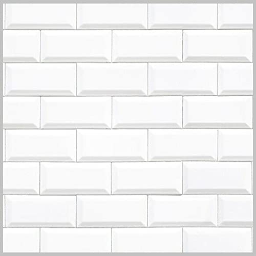 Rodnik Küchenrückwand robuste ABS-Kunststoff Platte Monolith in Deluxe Qualität, Direktdruck. MOTIVAUSWAHL (Geflieste Wand, 60x100 cm)