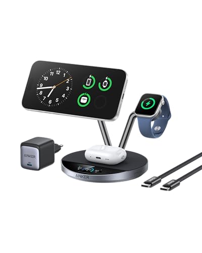 Anker Prime Wireless Charging Station 3-in-1 mit Qi2.2