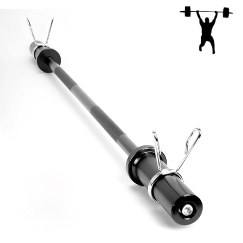 Tcatec 4FT Chrome Threaded Barbell with 2" Center Holes