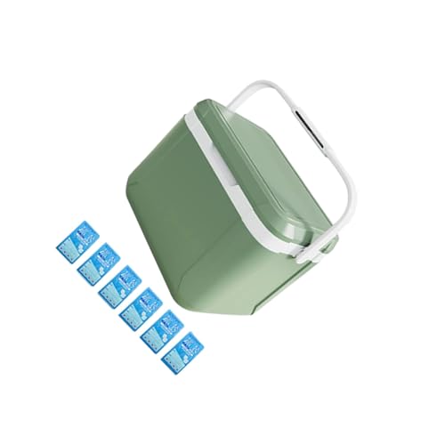 QLECXZI Nevera portátil de Calidad con Aislamiento avanzado para reuniones al Aire Libre, refrigerador para el hogar, refrigerador con retención de Hielo, Ligero para Coche.