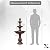 XBrand 51" 3-Tier Outdoor Waterfall Fountain, Weather-Resistant Resin Freestanding Water Feature with Pump, Brown