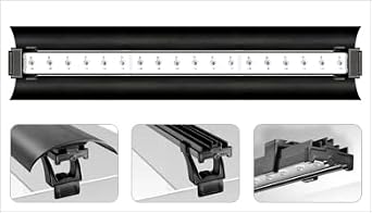 36" High Output Slim Aquarium LED Light Strip 6500K Refugium Marine Actinic Blue 6,500K Daylight