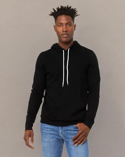 Bella + Canvas Unisex Poly-Cotton Fleece Pullover Hoodie (3719) DEEP HEATHER2