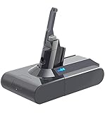 Upgraded 6000mAh 21.6V V8 Battery Replacement Compatible with Dyson V8 Animal Battery SV10 Battery V