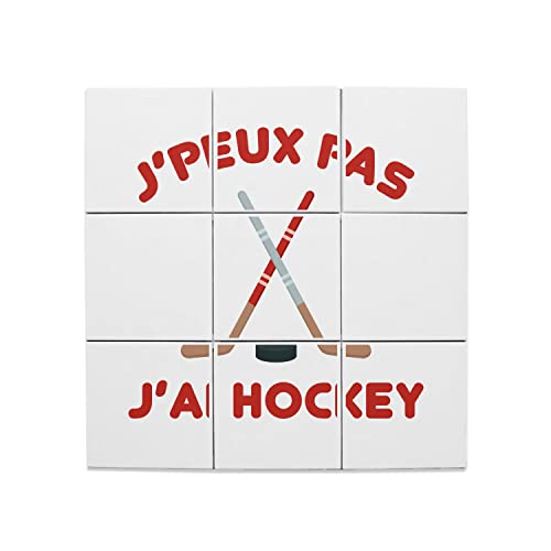 Carreaux céramique hockey sport Canada de 45,6 x 45,6cm pour mur