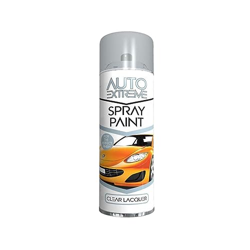 PNJB Spray Paint 200ml, Aerosol, Clear Lacquer Restore Metal Interior Exterior Rapid Drying & Glossy Protective Coating, Excellent Coverage Adhesion, Easy Spray Nozzle (1 PCS)