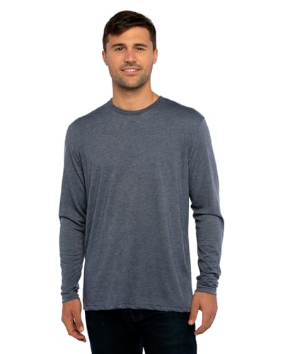 Next Level 6071 Men's Tri-Blend Long-Sleeve Crew