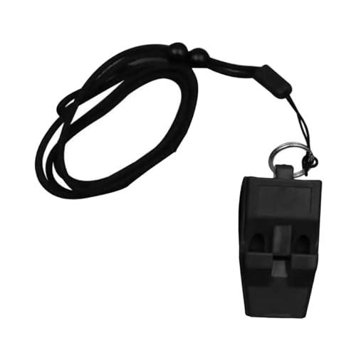 Silbato deportivo compacto para árbitros negro miniatura 6