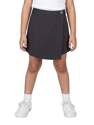 Image of KiddoPanti Girls Denim Over Lap Shorts