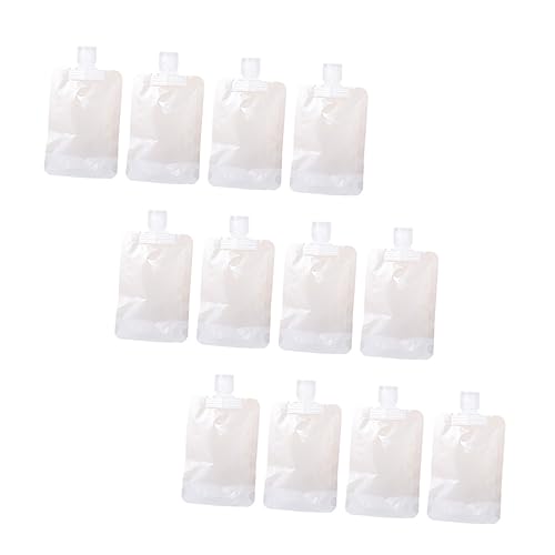 FRCOLOR 12個 旅行用漏れ防止乳液配袋 半透明で省スペース収納可能 素材採用 化粧水 シャンプー携帯に