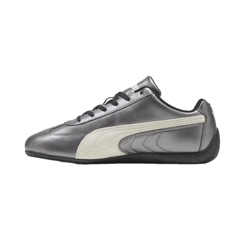 Image of PUMA Mens Speedcat Metallic Lace Up Sneakers Shoes Casual - Black - Size 10.5 M