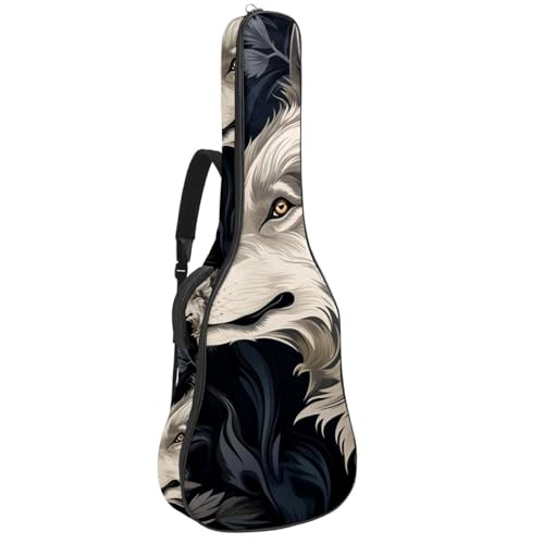 JRHEJTFZ Housse pour guitare acoustique de 1,9 cm d’épaisseur – Imperméable – Durable et élégant – Motif loup de dessin animé, Multicolore., 42.9×16.9×4.7 in, Motif imprimé tendance - Les Beatles, Paul McCartney, John Lennon, RIngo Starr, George Harrison JRHEJTFZ Housse pour guitare acoustique de 1,9 cm d'épaisseur - Imperméable - Durable et élégant - Motif loup de dessin animé, Multicolore., 42.9x16.9x4.7 in, Motif imprimé tendance