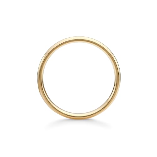 Image of Wedding Band 14K /10K Solid Gold 4mm Comfort Fit Plain Ring Men Women