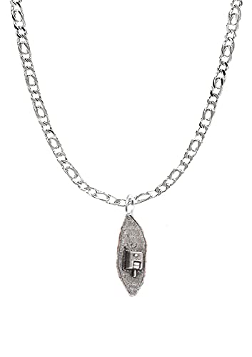 Pendentif réservoir Première Guerre Mondiale argent fini les bijoux fragiles