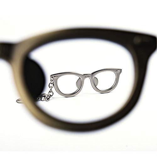 Booluee 2 Pcs Glasses Shaped Metal Bottle Opener With Keychain Keyring Beer Bottle Cap Opener Unique Creative Gift #TOP3