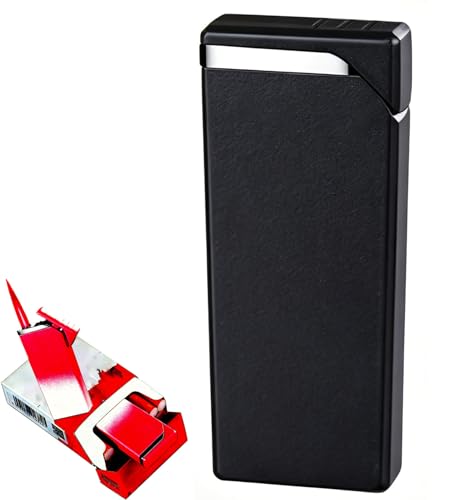 Encendedor rellenable de butano mini slim negro