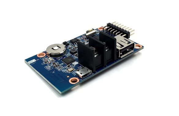 AL-QURAISH HUIDU HD WF1 WiFi FullColor LED Controller Card – for Scrolling Display Board, Wireless Digital Signage Control, Mobile App Operated for Advertising & Business LED Boards (HUIDU HD-WF1)