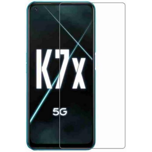 Image of Embed HD-Clear Screen Guard for OPPO K7x 5G - Harder or Durable Plastic & More Impact-Resistant Than Glass, with Free Installation Kit