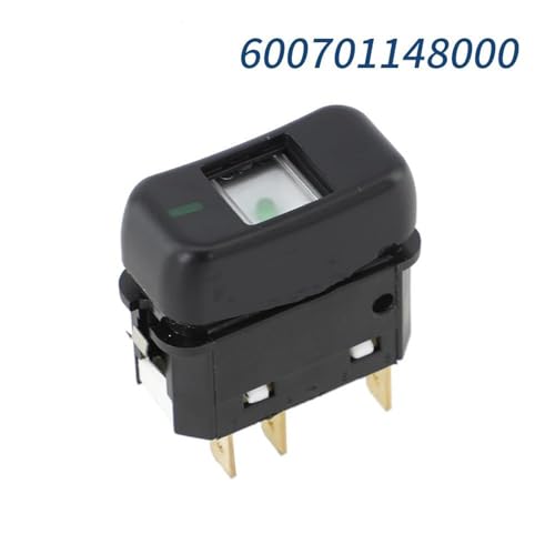 Pulsador regulador de elevalunas de 12V con luz verde y 4 pines para Mercedes-Benz 2