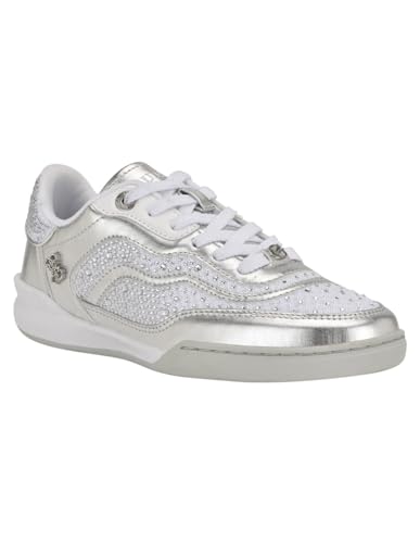 Guess Damen Pritie Sneaker, Silver Rhinestone 040, 40 EU Guess Damen Pritie Sneaker, Silver Rhinestone 040, 40 EU