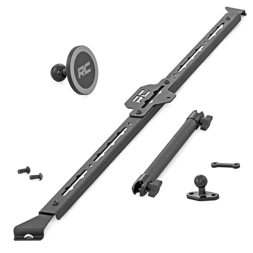Rough Country Dash Mount Kit for Ford Bronco (2021 2025) - Trail-Ready Phone & Device Mount w/ 8" Arm for MagSafe Devices