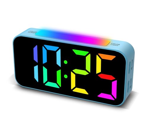 Image of Topski Loud Alarm Clocks for Bedrooms Heavy Sleepers, Digital Clock with Night Light, Large Display, Dual Alarm, Snooze, Dimmable Bedside Alarm Clock for Kids Teens Boys Girls