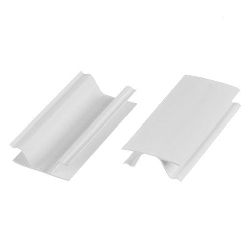 HOLZBRINK Eckverbindung Sockelblende Sockelleiste für Einbauküche 150mm Höhe Weiß Hochglanz - HBK15 Cover