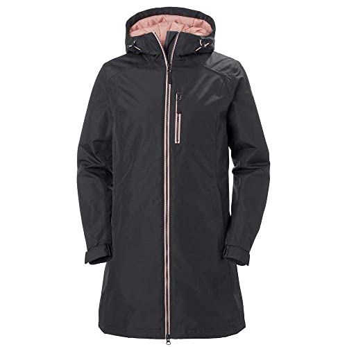 Helly Hansen Long Belfast Jacket Women's Jacket - Ebony, S, Black